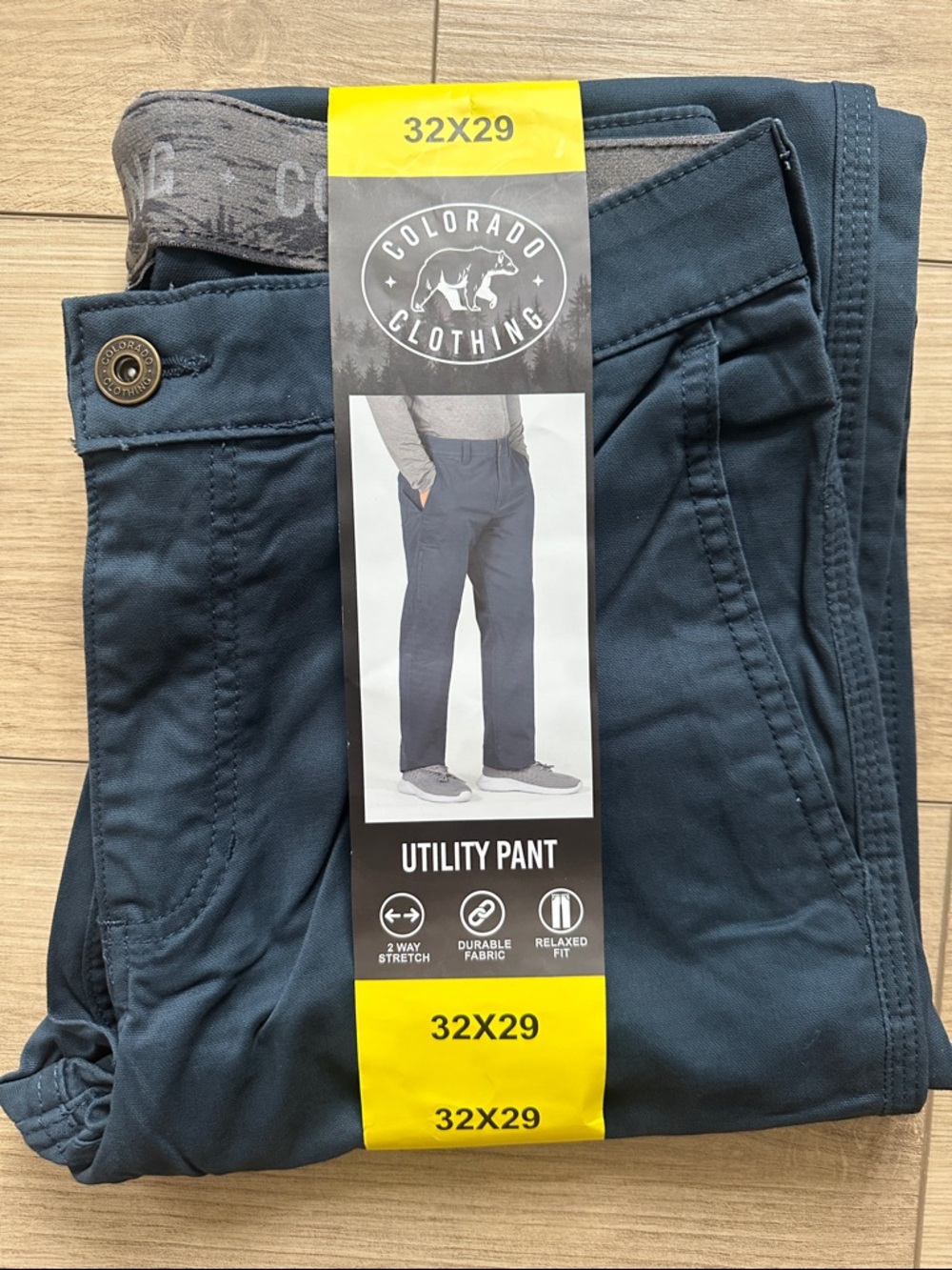 NWT Colorado Clothing Utility Pants - Blue Size 32X29